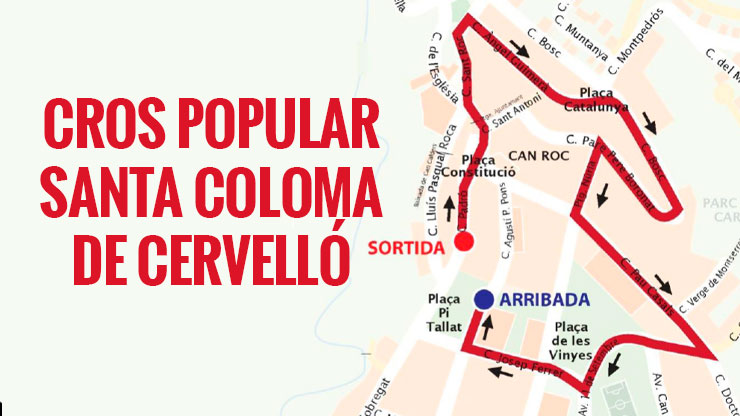 Banner de la carrera Cros Popular 11 de setembre